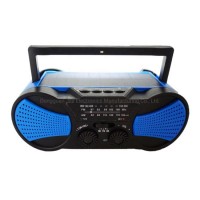 Portable Emergency 4000mAh Battery Solar Hand Cranking Am/FM/Noaa Waterproof Radio with 3W LED Flash