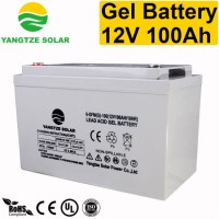 10 Years Working Life Gel Type Free Maintenace Deep Cycle Solar 100ah 12V Battery for Solar System