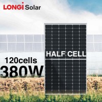 Longi Solar Half Cell PV Panels 360W 365W 370W 380W Mono Perc Solar Panel