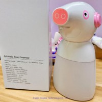 Automatic Cute Pig Shape Design Foam Sensor Soap Dispenser for Kid USB Chargeable