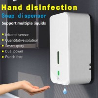 New in Stock 1500 Ml Soap Dispenser Smart Induction Stand Optional New Lid Lock Punch Free