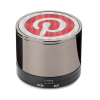 LED Light Bluetooth Mini Speaker Wireless Speaker Metal Portable Wireless Bluetooth Speaker FM Radio