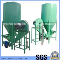 Automatic Vertical Poultry/Livestock Farm Powder Feed Grinding Mixing Equipment with Sucker