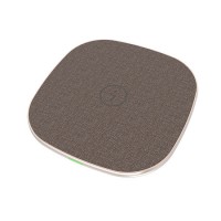 Best Qi QC3.0 Fast Charge Private Wireless Charger with Leather Surface