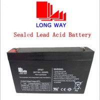 6V7ah Rechargeable Television Sealed Lead Acid Battery