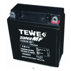 Tewe 12V 5ah Sealed Maintenance Free Motorcycle Battery图1