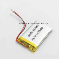 3.7V Rechargeable Battry553450 1100mAh Li-Polymer Battery