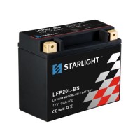 LiFePO4 LFP20L-BS 12.8V Black Lithium Motorcycle Battery