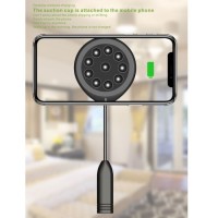 China Portable Adsorption Wireless Charger Charging Pad Wireless Charger Bracket with Suction Cup