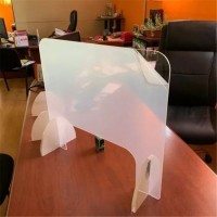 Polycarbonate PC Sheet for Anti-Spray Board Solation Board Partition Desk Screen Baffle for Canteen