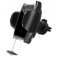 Wireless Qi Standard Mobile Cell Phone Suction Cup Car Mount Triangle Car Charger Mount