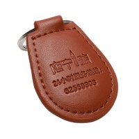 Wholesale Door RFID Key Fob Leather RFID Key Fob Case