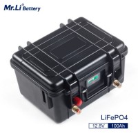 Rechargeable 12V 100A Solar Battery LiFePO4 12V Batteries Real Full with Inverter Battery Packs