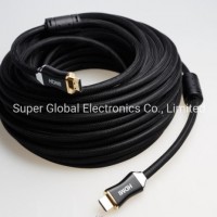 Long Nylon Mesh HDMI Cable Use for CCTV Conference Home Theater Security Cinema Parking Lot