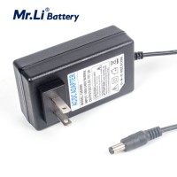 Mr. Li 12.6V 2A Lithium Battery Charger 18650 DC 5.5*2.1mm Portable Charger 110-220V EU/Us Plug 12.6