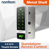 Fashion Design Metal Touch Screen RFID Card Access Controller for Single Door