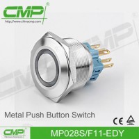 CMP No Nc Anti-Vandal Push Button Switch (28mm  Stainless Steel  TUV CE)