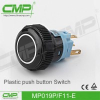 19mm Plastic Waterproof Push Button Switch