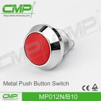 CMP 12mm Copper Plated Push Button Switch with Round Head