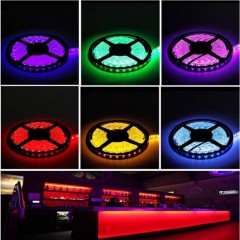 LED 5050 RGB 5m Strip 24key IR Remote Controller Color Changing Pi65 Waterproof LED Strip图1