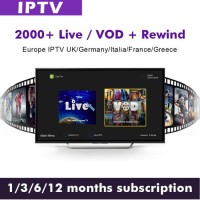 1 Year IPTV Subscription with VOD Movies & Live TV Include UK Sports Arabic Germany Turckey IPTV Cha