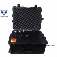 High Power Multi Band GSM 3G 4G GPS WiFi UHF VHF Mobile Phone Signal Jammer (Waterproof shockproof d