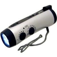 5 LED Emergency Power Hand Crank Dynamo Flashlight Portable Flashlights Muiltifunction with Am/FM Ra