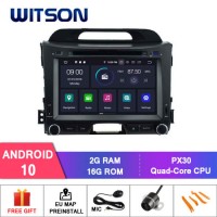 Witson Quad-Core Android 10 Car DVD GPS for KIA Sportage R2011 Built-in OBD Function