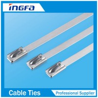 SS316 Cable Tie with Roll Ball Lcoking Type