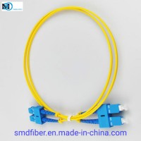 Sc/Upc-Sc/Upc Sm Duplex LSZH 2.0mm Yellow 1m Optical Fiber Patch Cord