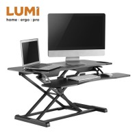 Standing Modern Desk Sit Stand up Dual Monitor Office Height Adjustable Desk  Standing Desk Converte