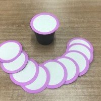 51.5mm Purple Outer Ring Aluminum Foil Lids for K-Cup 2.0 Compatible