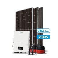 25kw on Grid Solar Systems with Mono 370W PV Solar Panel