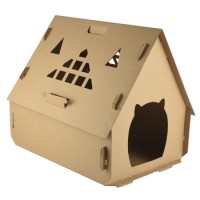 Triangle Window Cat Room Firm and Durable Cat Scratch Board