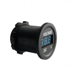 Motorcycle Universal Display Waterproof Voltage Meter Red LED Car DC 12V Digital Voltmeter图1