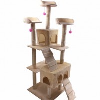 High Quality Cat Tree Scractcher Post Condo Cat Tree Scratching Post Activity Large Cat Tree Tower C