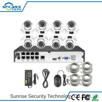 H. 265 Home Security Poe Dome NVR Kit 8CH 5MP CCTV Kit Camera Video Surveillance