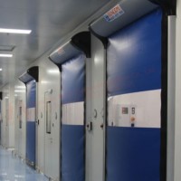 Quick Roll Curtain Door with Automatic Rapid Used in Cleanroom