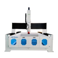 CNC Router 4 Axis Wood 3D EPS Foam Engraving Wood CNC 4 Axis Router Machine