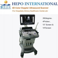 360 Degree Rotation Medical Imaging Diagnosis Ultrasound Scanner Machine