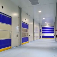 Industrial Automatic PVC High Speed Rolling Door with Motor