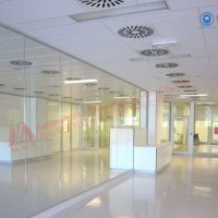 Full Height Glass Partition