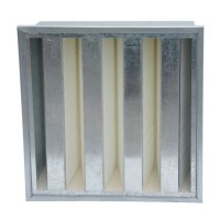 H13 Galvanized Frame Compact 4V HEPA Air Filter