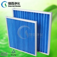 Aluminum Frame Synthetic Fiber Foldaway Panel Filter