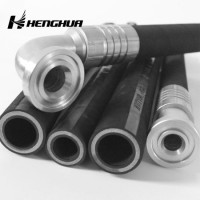 En 854 3te Industrial High Pressure Textile Reinforced Hydraulic Rubber Hose with Oil Resistant Tube