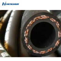 SAE 100 R6 Industrial High Pressure Textile Reinforced Hydraulic Rubber Hose Used for Low Pressure A