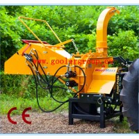 3pl Pto Driven Wood Chipper  CE Certifricate  Automatic Hydraulic Feeding Wood Chipper (TH-8)