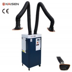 Mobile Welding Fume Extractor with Double Exhaust Arms图1