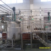 Large-Scale Plant Bioreactor Tank Line