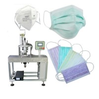 Full Semi Auto Nonwoven N95 Ear-Loop 3 Ply Surgical Medical Ultrasonic Non Woven Making Inner Earloo